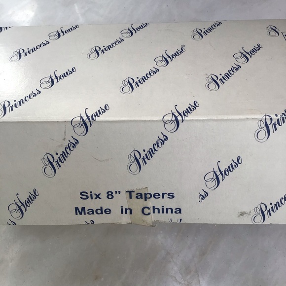 NEW Vintage Princess House 8” Red, Ivory & Forest Green Beeswax Taper Candles - Picture 2 of 6